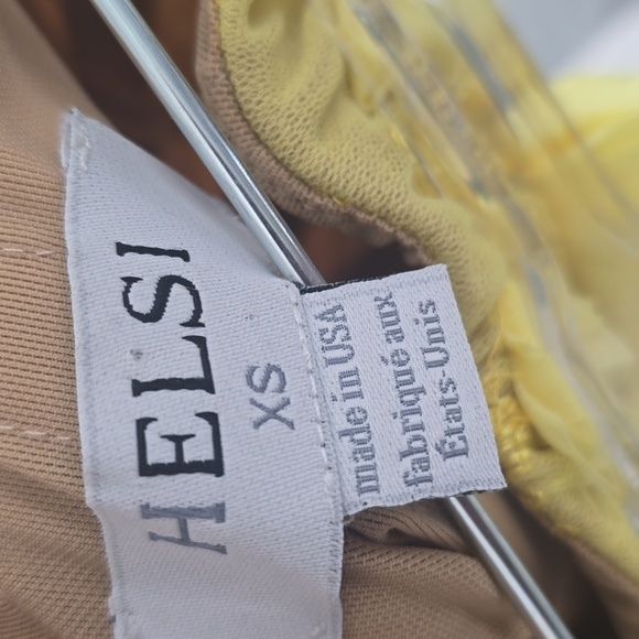 Helsi Athene Yellow Strapless Floral Dress - Picture 10 of 13